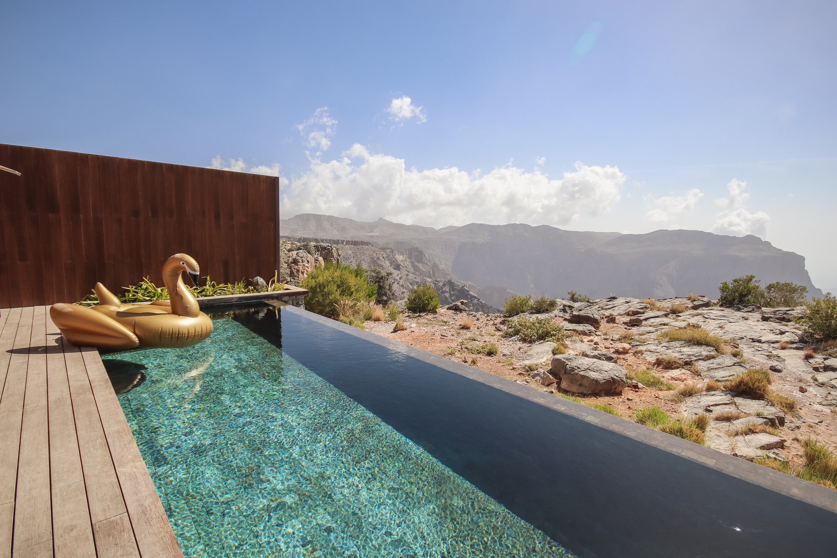 infinity Pool with pool float